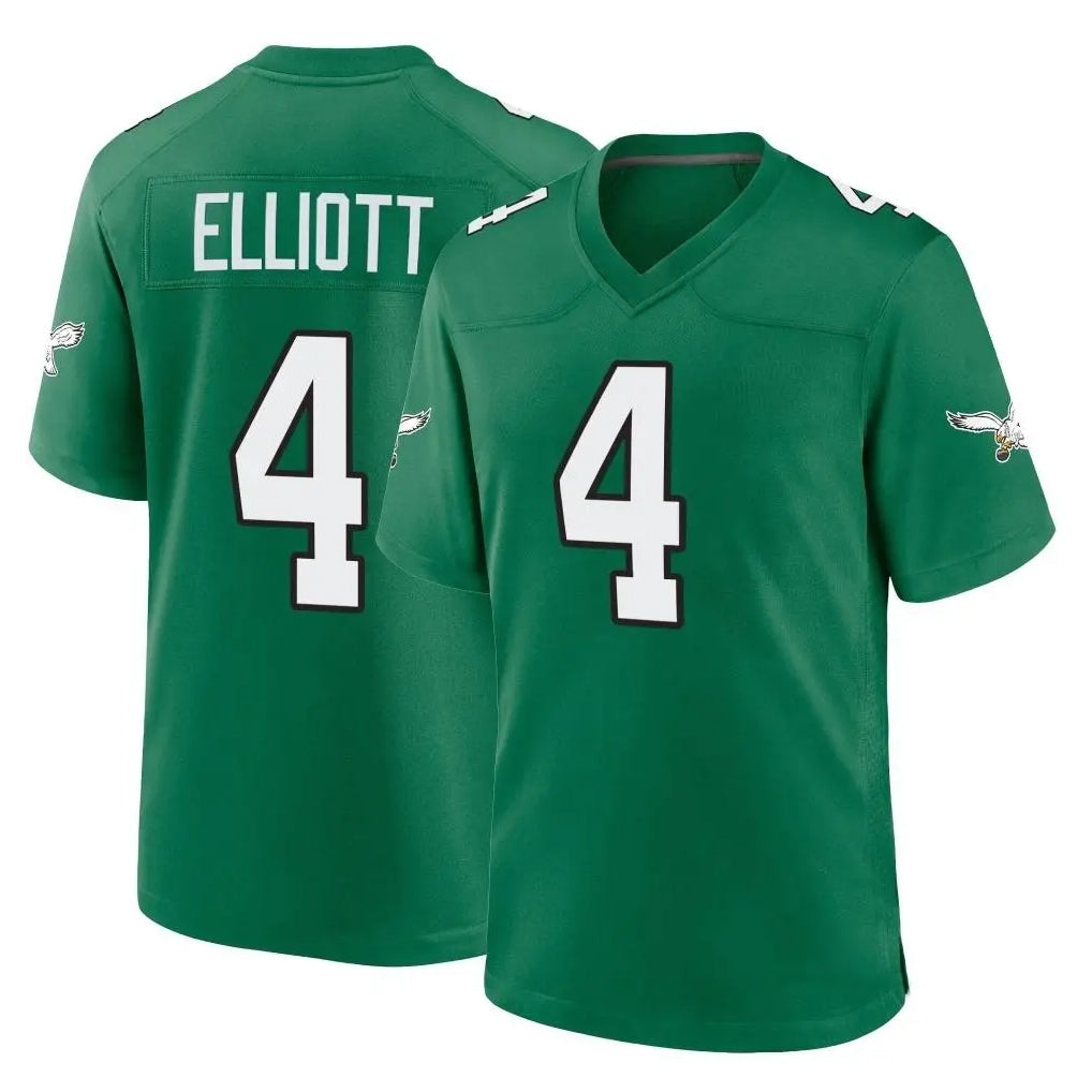 P.Eagles #4 Jake Elliott Player Green Kelly Alternate Home Game Cooneas Stitched Jerseys