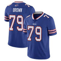 B.Bills #79 Spencer Brown Player Royal Vapor Untouchable Limited Cooneas Stitched Jerseys