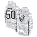 C.Bears #50 Grady Jarrett Player Arctic Camo Salute to Service Pullover Hoodies Limited Cooneas Stitched Jerseys