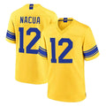 LA.Rams #12 Puka Nacua Player Gold Classic Sol Home Game Cooneas Stitched Jerseys