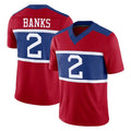 NY.Giants #2 Deonte Banks Player Red Century Vapor F.U.S.E. Home Game Cooneas Stitched Jerseys