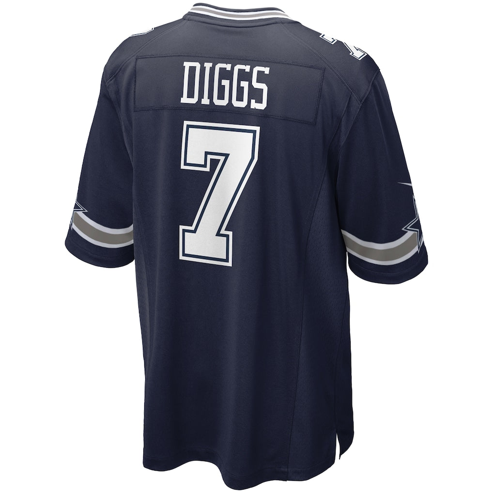Cooneas D.Cowboys #7 Trevon Diggs Navy Game Jersey