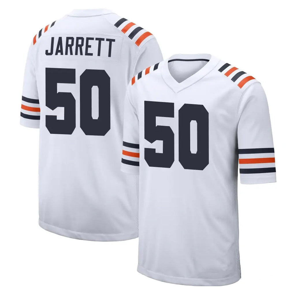 C.Bears #50 Grady Jarrett Player White Classic Home Game Cooneas Stitched Jerseys