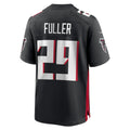 Cooneas A.Falcons #29 Jordan Fuller Black Team Game Jersey