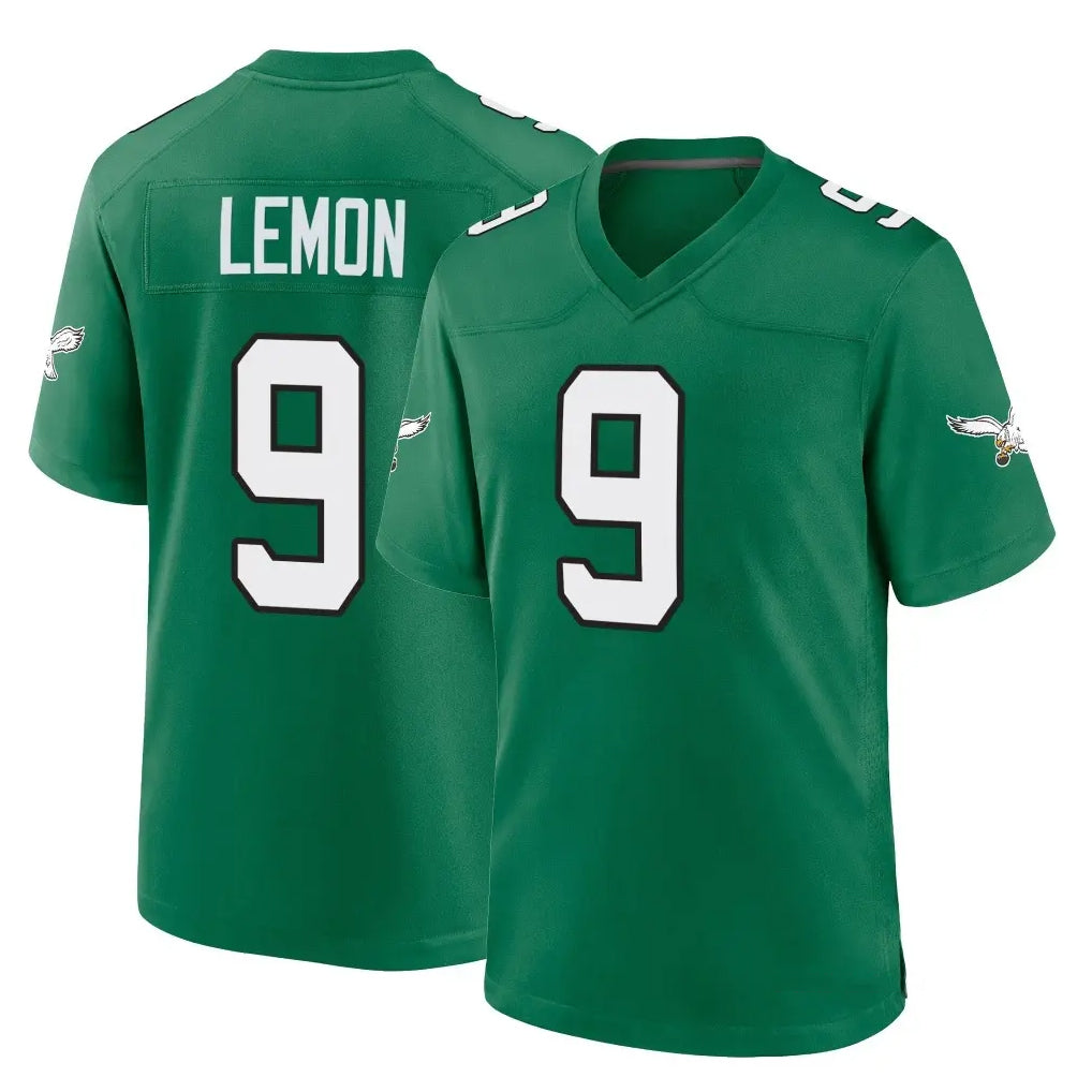 P.Eagles #9 Makai Lemon Player Green Kelly Alternate Home Game Cooneas Stitched Jerseys
