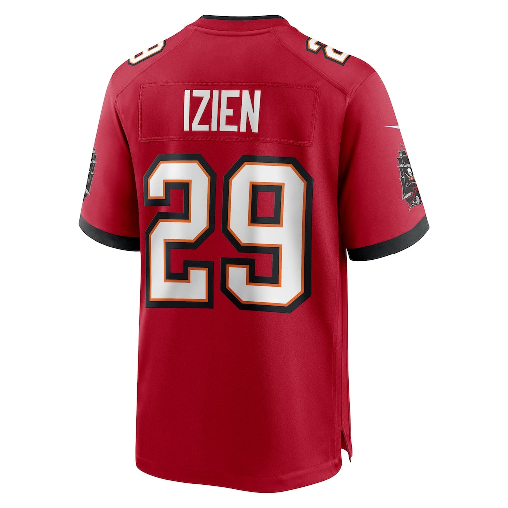 Cooneas TB.Buccaneers #29 Christian Izien Red Game Jersey