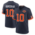 C.Bears #10 Luther Burden III Player Navy 2026 Rivalries Collection Home Game Cooneas Stitched Jerseys