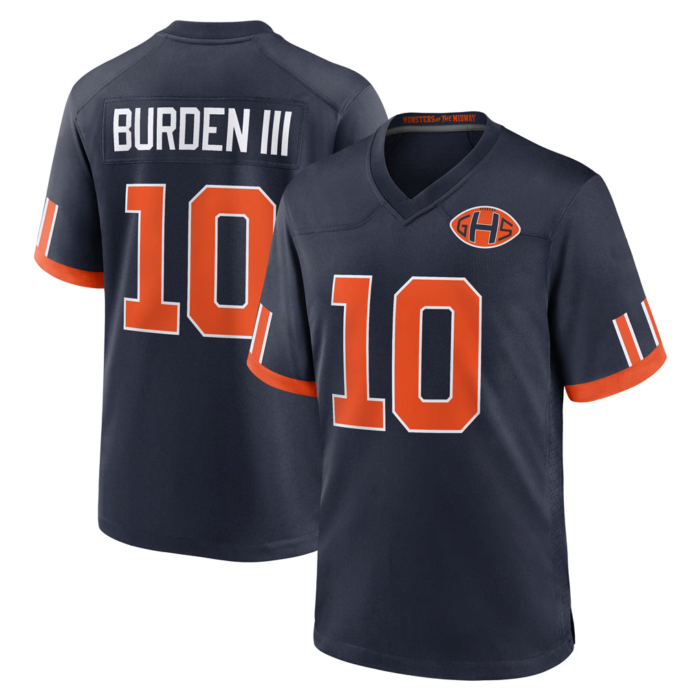 C.Bears #10 Luther Burden III Player Navy 2026 Rivalries Collection Home Game Cooneas Stitched Jerseys
