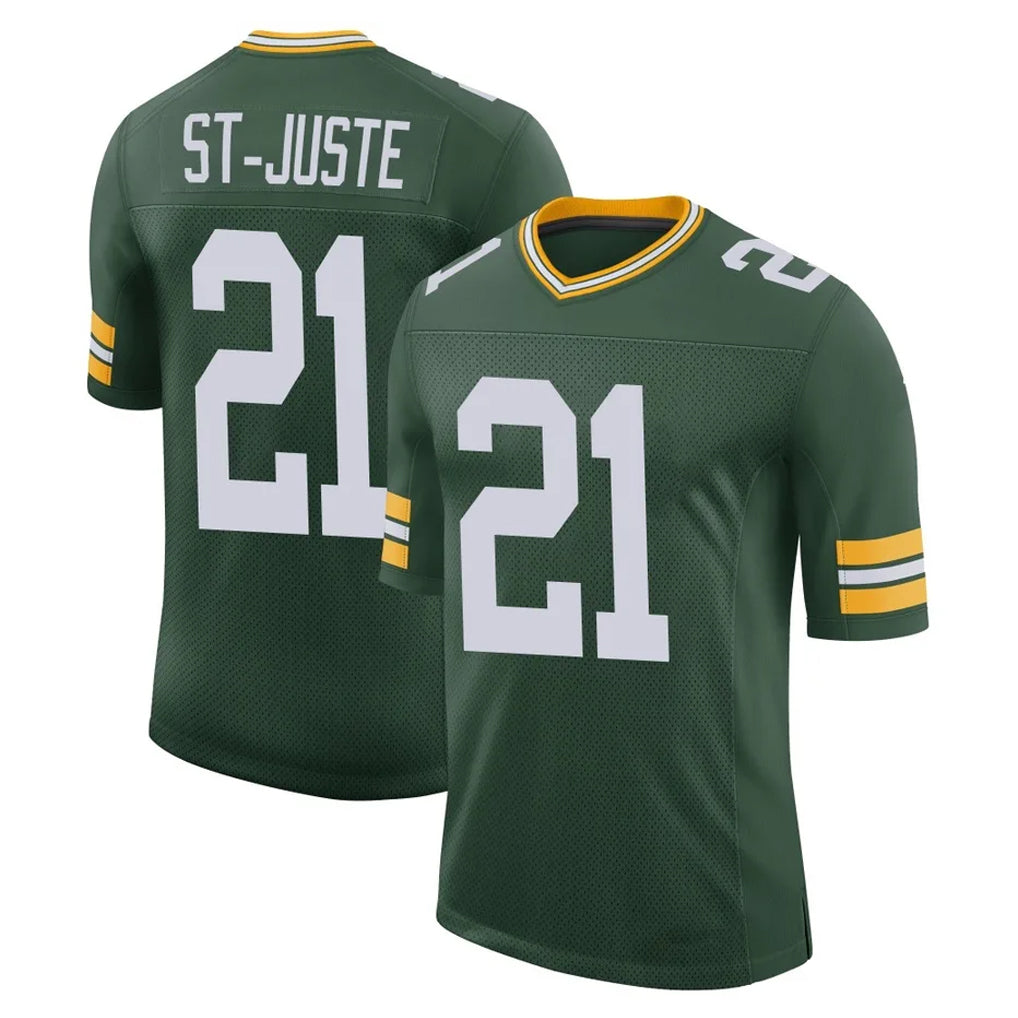 GB.Packers #21 Benjamin St-Juste Player Green Limited Classic Home Game Cooneas Stitched Jerseys