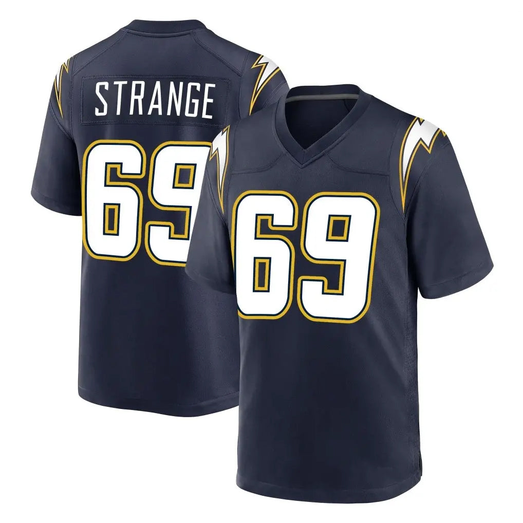 LA.Chargers #69 Cole Strange Player Navy Alternate Home Game Stitched Jerseys