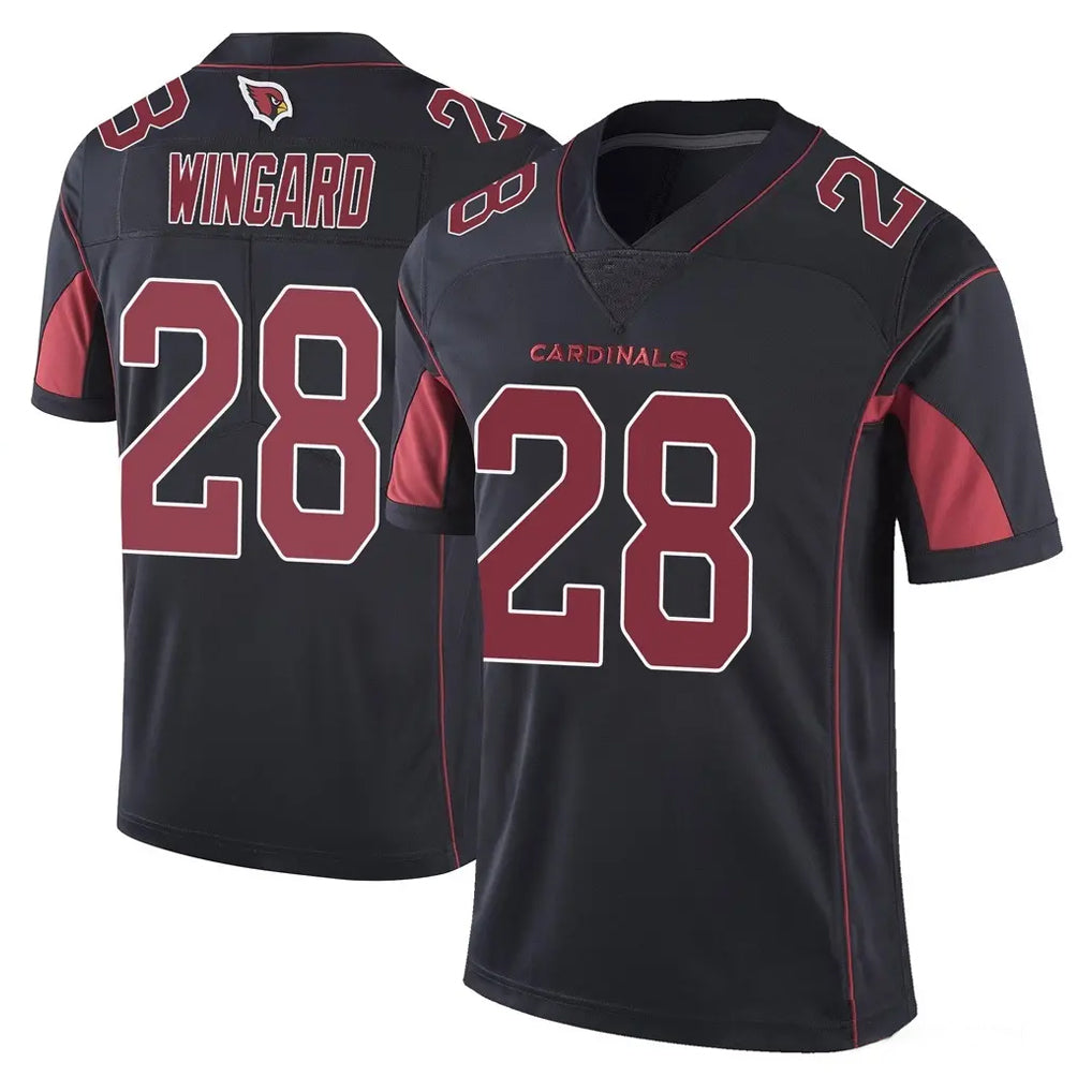 A.Cardinals #28 Andrew Wingard Player Black Limited Color Rush Vapor Untouchable Home Game Cooneas Stitched Jerseys