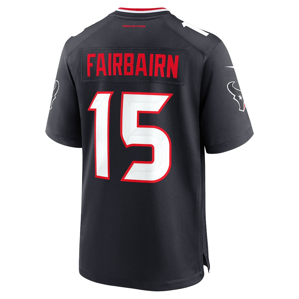 Cooneas H.Texans #15 Ka'imi Fairbairn Navy Team Game Jersey