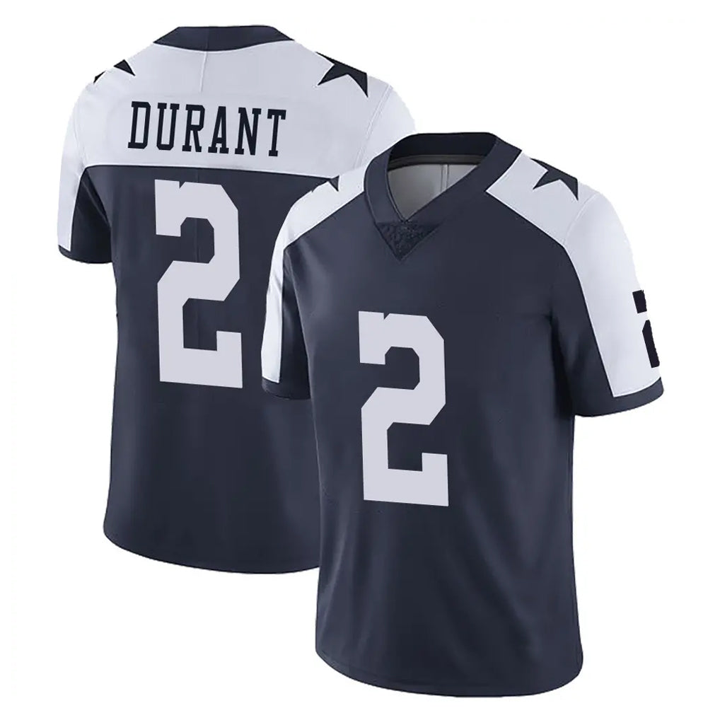 D.Cowboys #2 Cobie Durant Player Navy-White Limited Alternate Vapor Untouchable Home Game Cooneas Stitched Jerseys