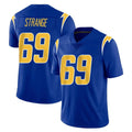 LA.Chargers #69 Cole Strange Player Royal Limited Vapor Home Game Stitched Jerseys