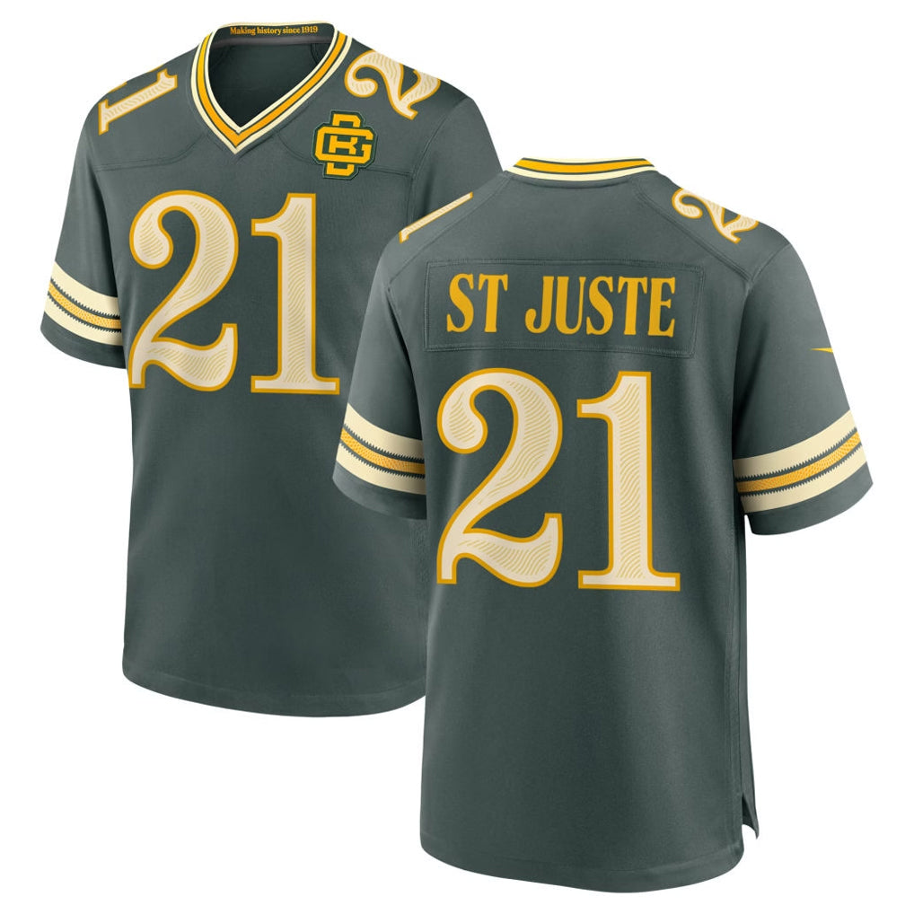 GB.Packers #21 Benjamin St-Juste Player Green 2026 Rivalries Collection Home Game Cooneas Stitched Jerseys