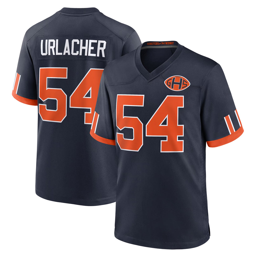 C.Bears #54 Brian Urlacher Player Navy 2026 Rivalries Collection Home Game Cooneas Stitched Jerseys
