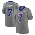 B.Bills #7 Ray Davis Player Gray Nickel City Home Game Cooneas Stitched Jerseys