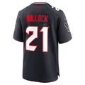 Cooneas H.Texans #21 Calen Bullock Navy Team Game Jersey