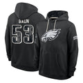 P.Eagles #53 Zack Baun Player 2026 Black Logo Pullover Hoodies Limited Game Cooneas Stitched Jerseys
