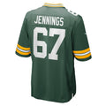 Cooneas GB.Packers #67 Donovan Jennings Green Game Jersey