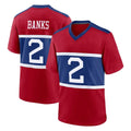 NY.Giants #2 Deonte Banks Player Red Century Home Game Cooneas Stitched Jerseys