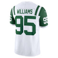 Cooneas NY.Jets #95 Quinnen Williams White Classic Alternate Vapor F.U.S.E. Limited Jersey