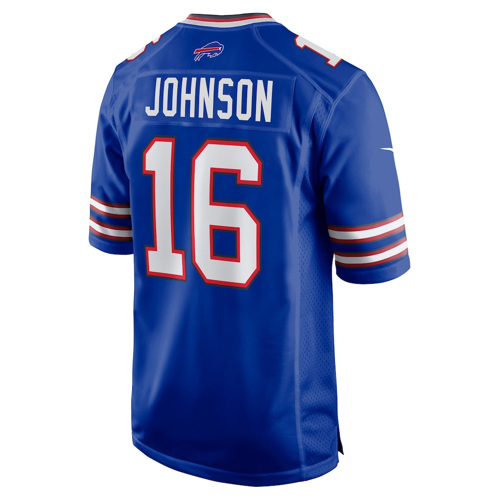 Cooneas B.Bills #16 Xavier Johnson Royal Game Jersey