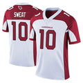 A.Cardinals #10 Josh Sweat Player White Vapor Limited Home Game Cooneas Stitched Jerseys