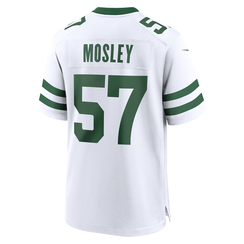 Cooneas NY.Jets #57 C.J. Mosley White Game Jersey