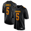 Cooneas #5 Jayden Daniels Player W.Commanders Carbon Black Fashion Stitched Jerseys