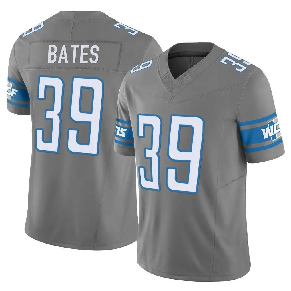 D.Lions #39 Jake Bates Player Gray Vapor F.U.S.E. Limited Home Game Cooneas Stitched Jerseys