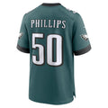 Cooneas P.Eagles #50 Jaelan Phillips Midnight Green Team Game Jersey