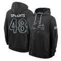 LA.Rams #48 Omar Speights Player 2026 Black Logo Pullover Hoodies Limited Game Cooneas Stitched Jerseys