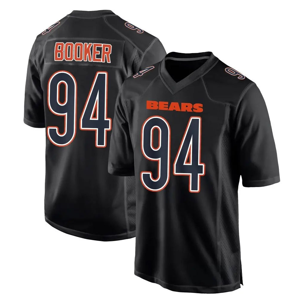 C.Bears #94 Austin Booker Player Carbon Black Fashion Game Cooneas Stitched Jerseys