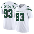 NY.Jets #93 David Onyemata Player White Limited Vapor F.U.S.E. Home Game Cooneas Stitched Jerseys