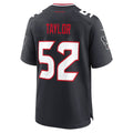 Cooneas H.Texans #52 Darrell Taylor Navy Team Game Jersey