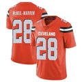 C.Browns #28 Emmanuel McNeil-Warren Player Orange Alternate Vapor Untouchable Limited Home Game Cooneas Stitched Jerseys