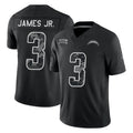 LA.Chargers #3 Derwin James Jr. Player Black Limited 2026 Salute to Service Home Game Stitched Jerseys