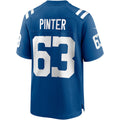 Cooneas IN.Colts #63 Danny Pinter Royal Game Jersey