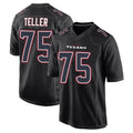 H.Texans #75 Wyatt Teller Player Black Fashion Home Game Cooneas Stitched Jerseys