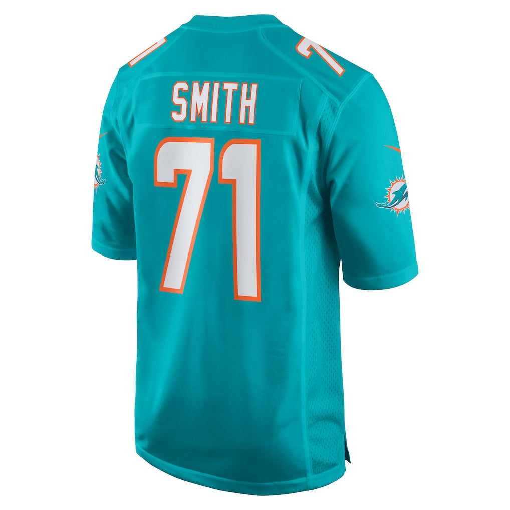 Cooneas M.Dolphins #71 Kion Smith Aqua Game Jersey