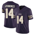 MN.Vikings #14 Jauan Jennings Player Purple Limited 2026 Rivalries Collection Home Game Cooneas Stitched Jerseys