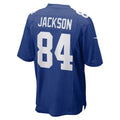 Cooneas NY.Giants #84 Tyree Jackson Royal Game Jersey