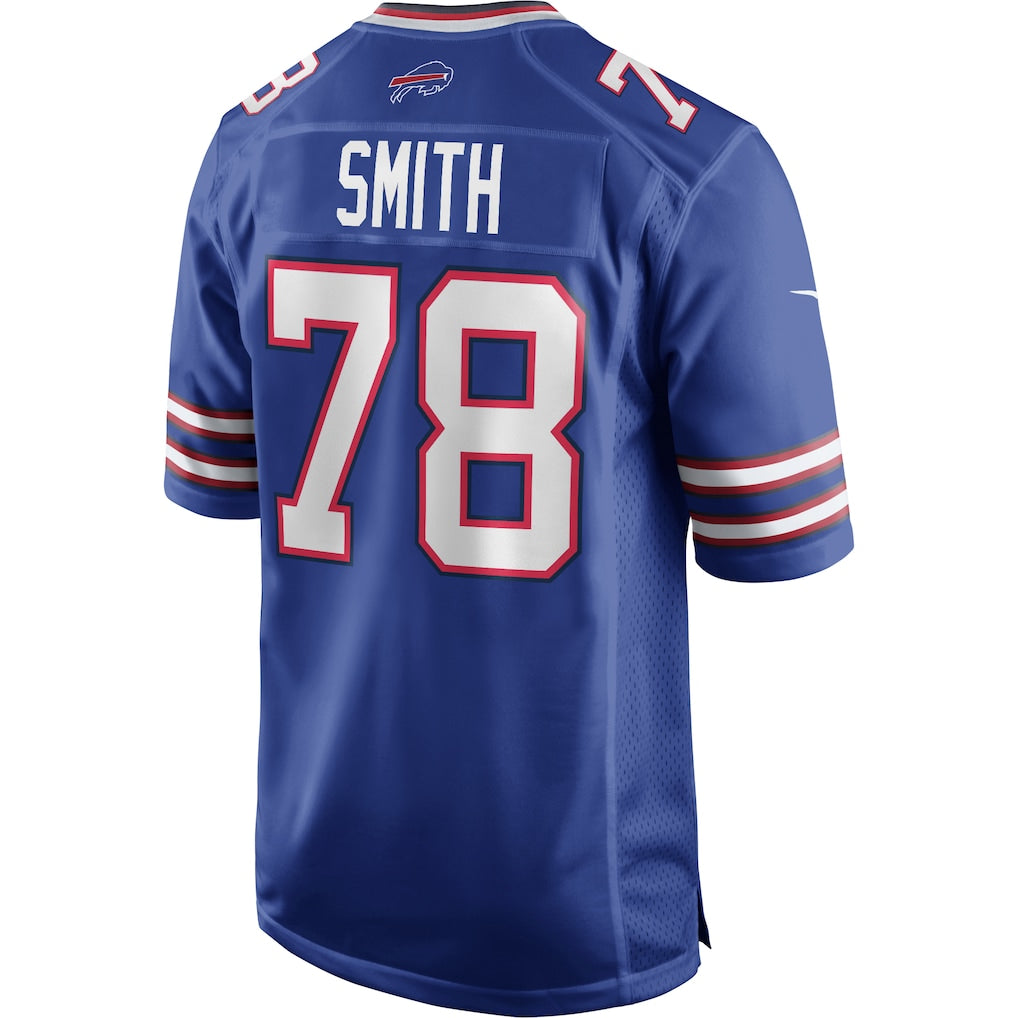 Cooneas B.Bills #78 Bruce Smith Royal Game Retired Player Jersey