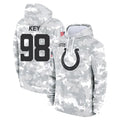 IN.Colts #98 Arden Key Player Arctic Camo Salute to Service Hoodies Limited Game Cooneas Stitched Jerseys