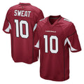 A.Cardinals #10 Josh Sweat Player Cardinal Home Game Cooneas Stitched Jerseys