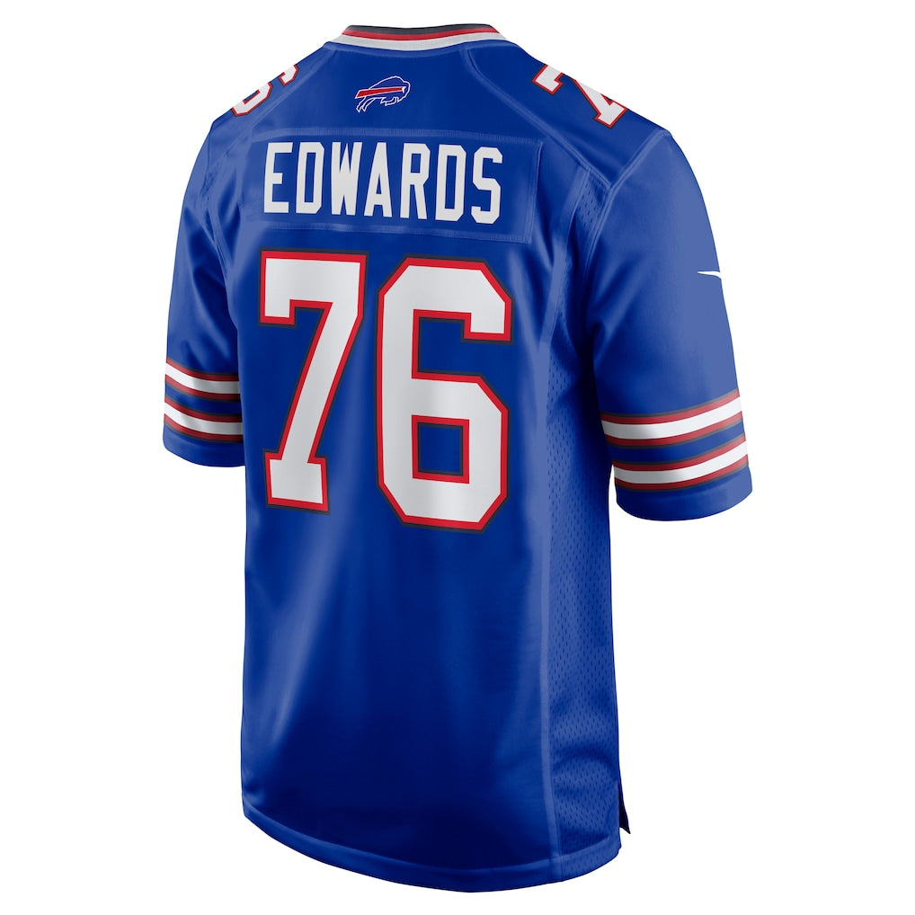 Cooneas B.Bills #76 David Edwards Royal Team Game Jersey