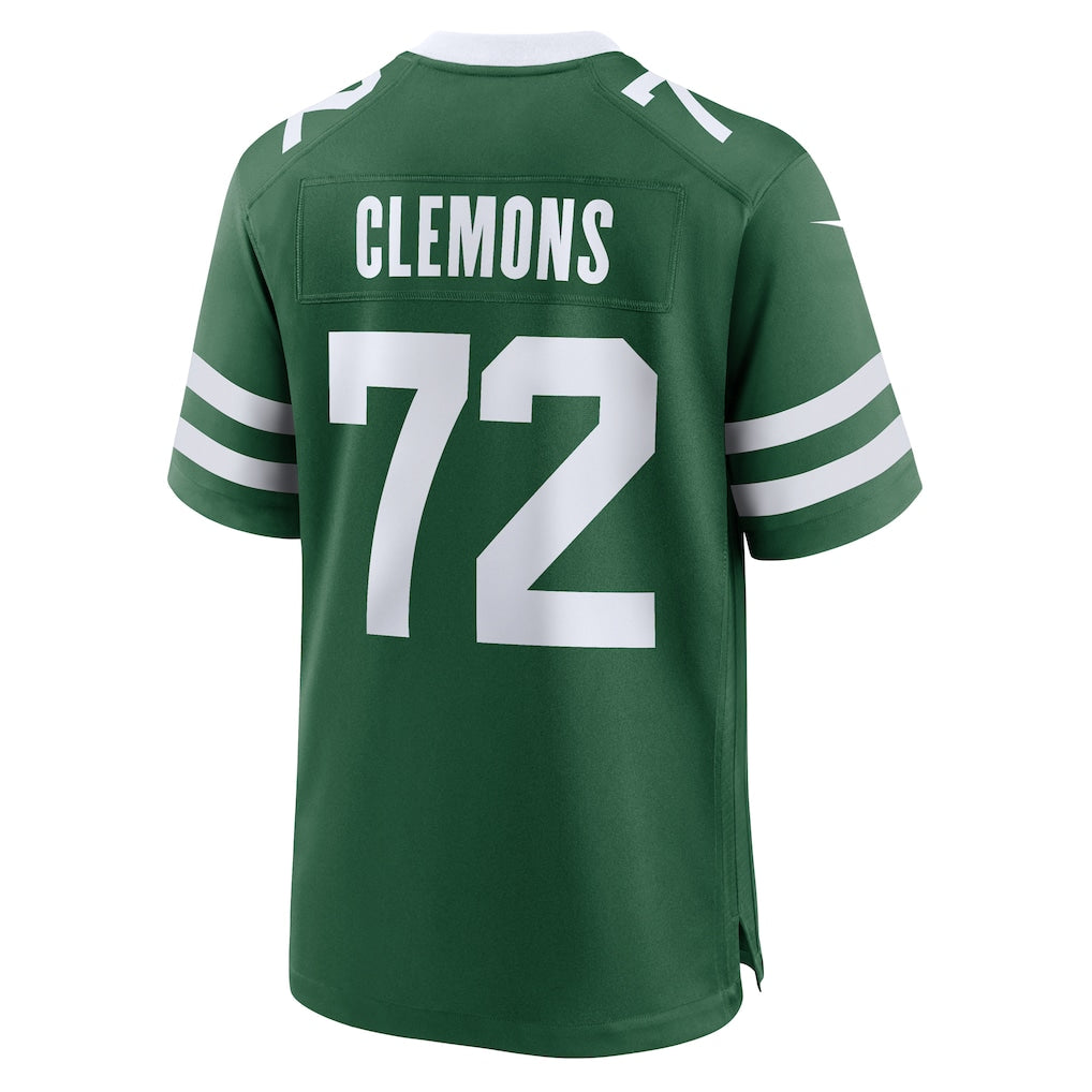 Cooneas NY.Jets #72 Micheal Clemons Legacy Green Team Game Jersey