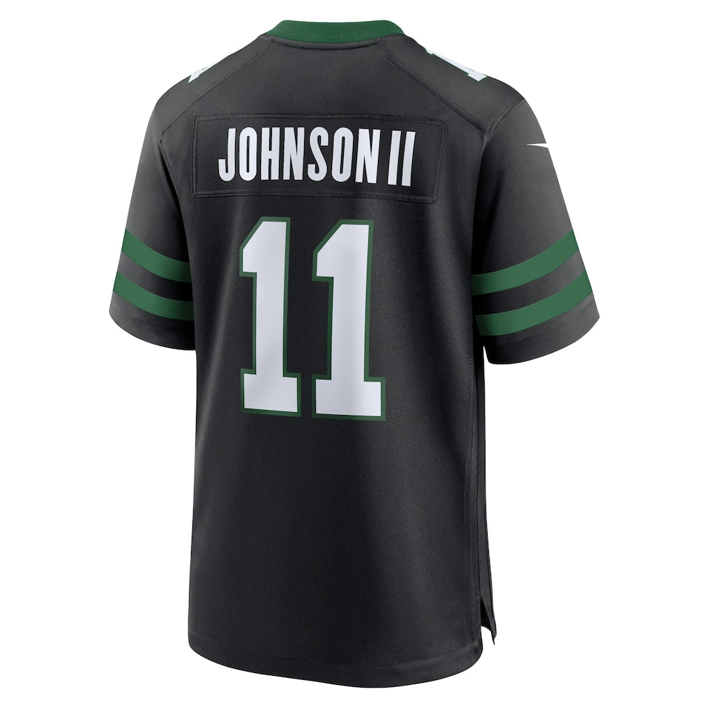 Cooneas NY.Jets #11 Jermaine Johnson II Legacy Black Alternate Game Jersey