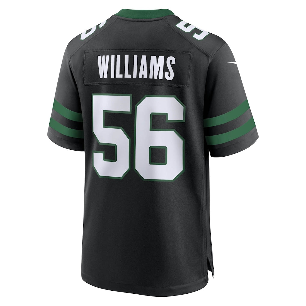 Cooneas NY.Jets #56 Quincy Williams Legacy Black Alternate Game Jersey